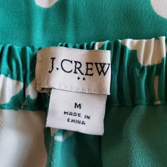 J. Crew Green Floral Midi Skirt - Picture 4 of 5